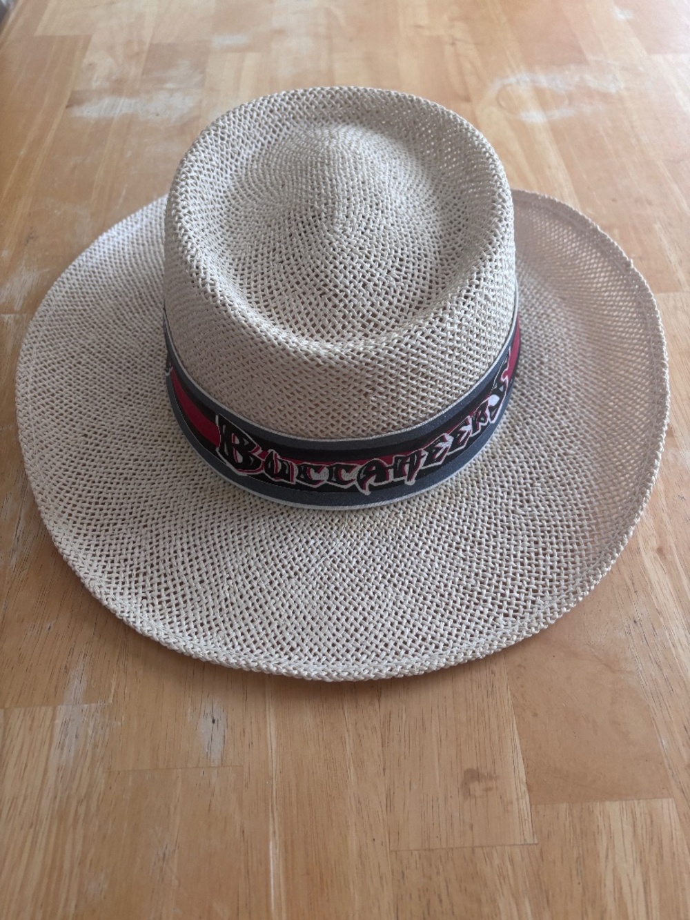Men’s Tampa Bay Buccaneers Straw Hat